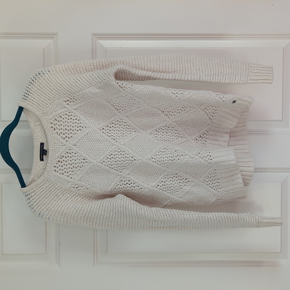 American Eagle Outfitters off-white chunky Sweater - Picture 1 of 13